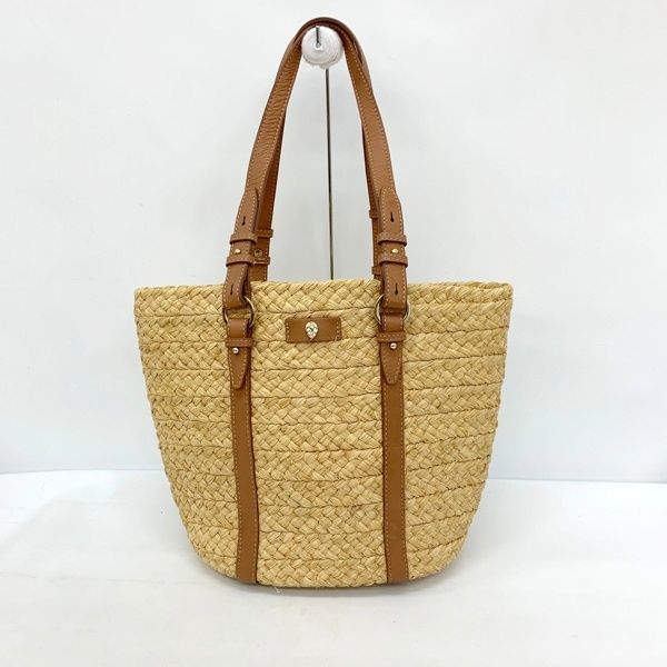 美品 ヘレンカミンスキー Davoletta ラフィア かごバッグ トートバッグ