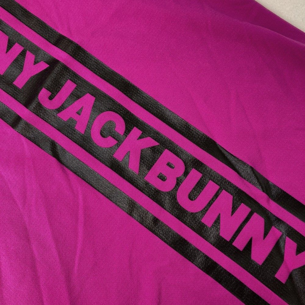 サイズ：6 JACK BUNNY ジャックバニー  ハイネック 半袖Tシャツ  ピンク系 [240101496349] ゴルフウェア メンズ ストスト JACK BUNNY(ジャックバニー) Tシャツ｜中古ゴルフウェア通販