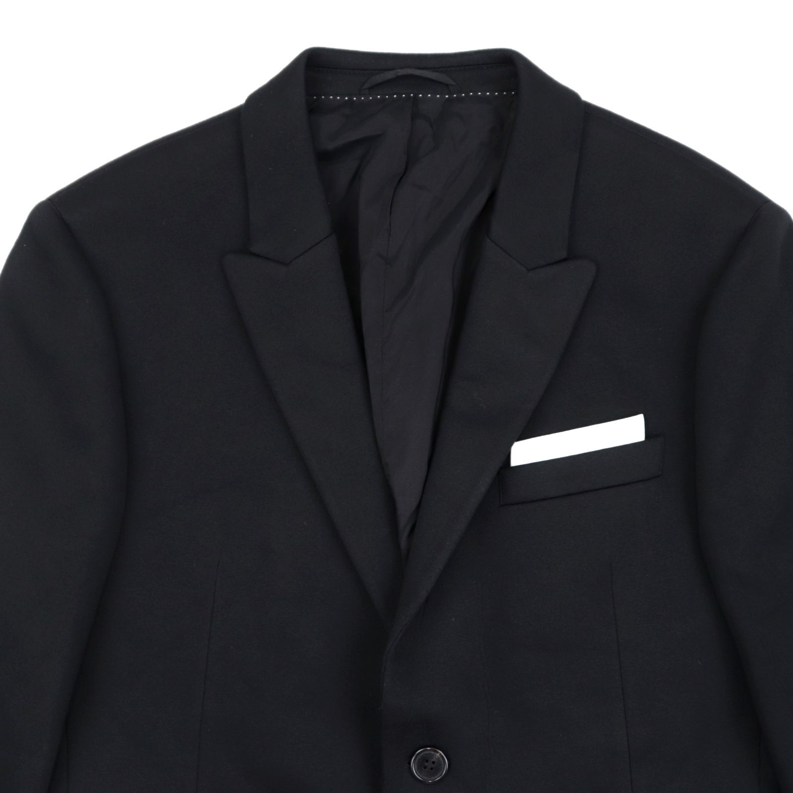 美品 ニールバレット 2B シングルテーラードジャケット メンズ 黒 48  