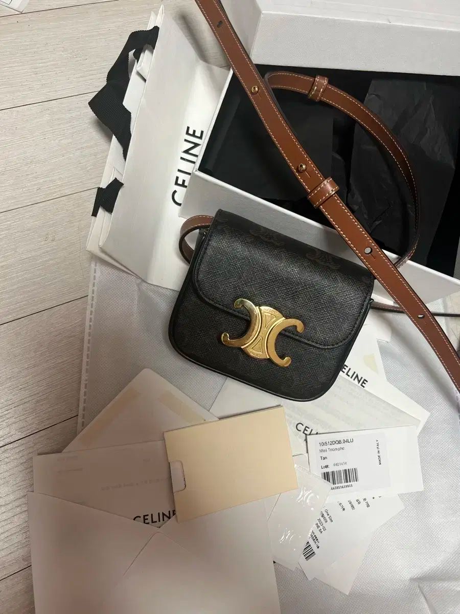 Celine セリーヌ トリオンフ クロード ミニ クロスバッグ