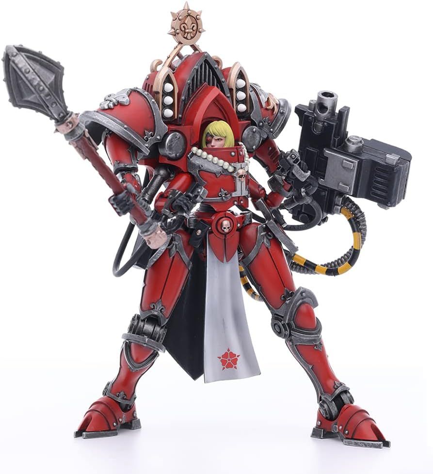 HiPlay JoyToy 1/18 修道女 兵士 機甲 可動 フィギュア-Adepta Sororitas Paragon Warsuit Sister Merewal