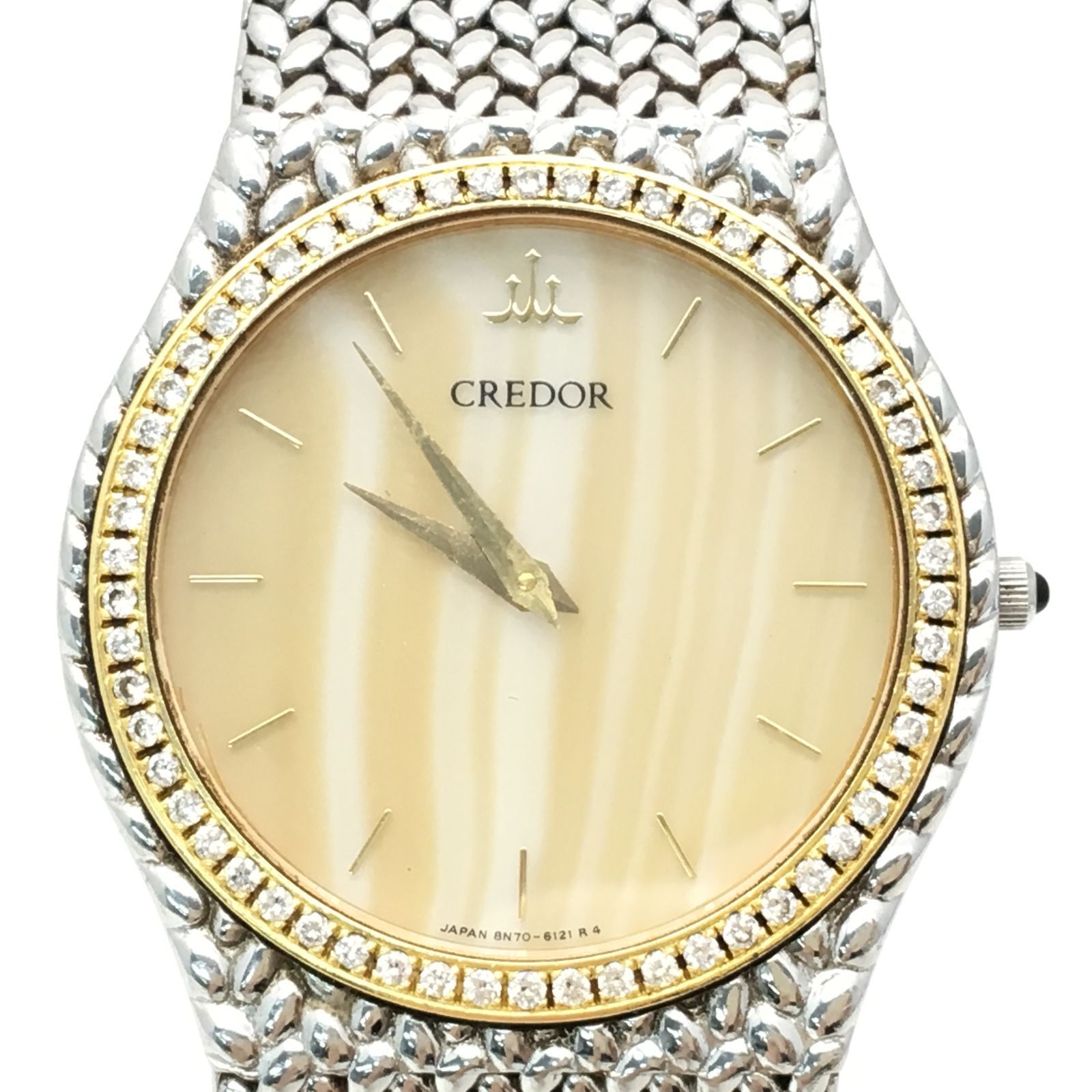 SEIKO セイコー 時計 クオーツ SS/18K クレドール 7779-6000 930040 