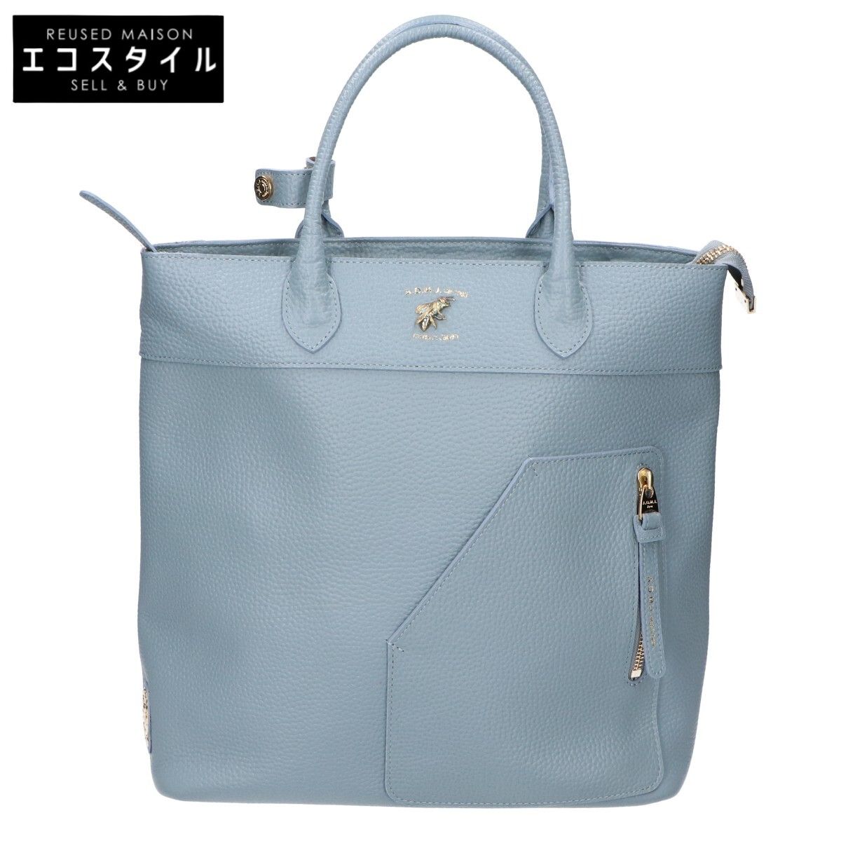 A.D.M.J. Accessoires De Mademoiselle ADMJ 21SC110403 シュリンクレザー バックパック|