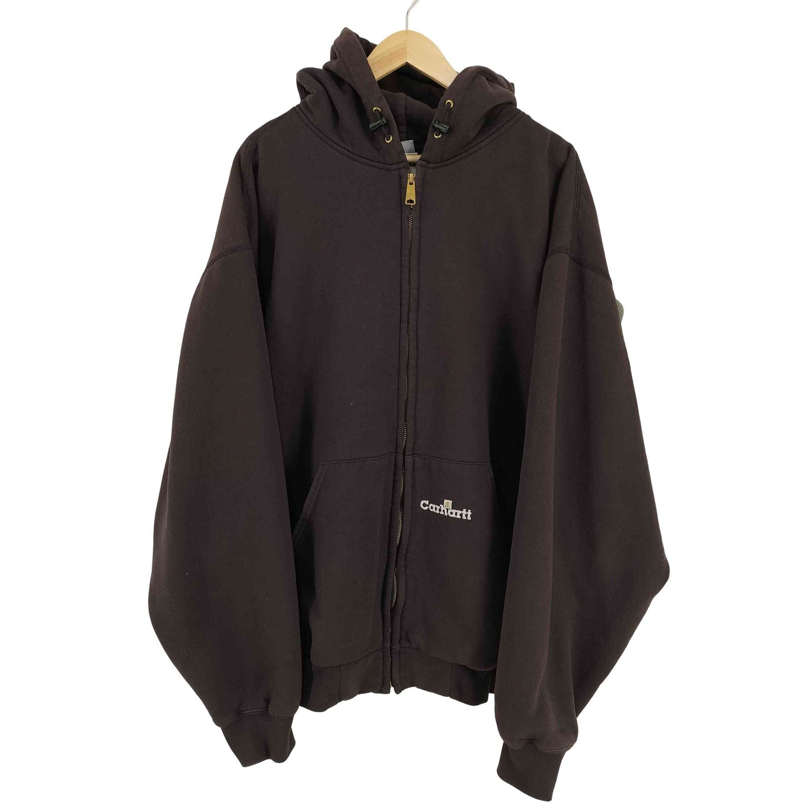 90s - Carhartt カーハート　パーカー　ダブルフェイス　裏サーマル カーハート Carhartt 90S MADE IN MEXICO ダブルフェイス 裏地