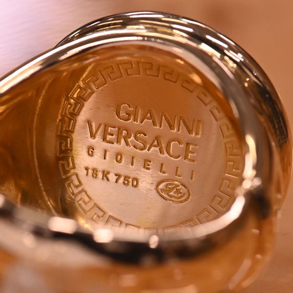 本物 極上品 ヴェルサーチ 超弩級 29.2g 30号超 キングサイズ 純正フル