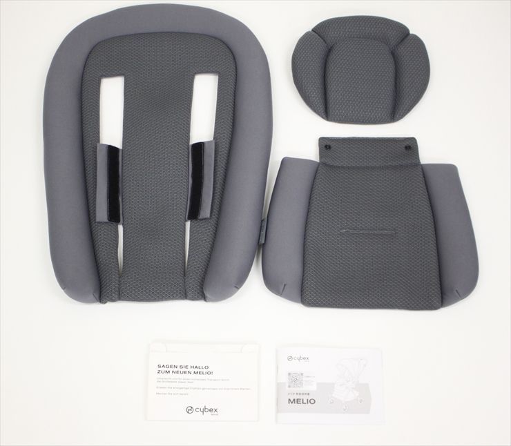 【美品】cybexサイベックス melioメリオカーボン　モニュメントグレー サイベックス（CYBEX） メリオ カーボン 2024 フォググレー cybex