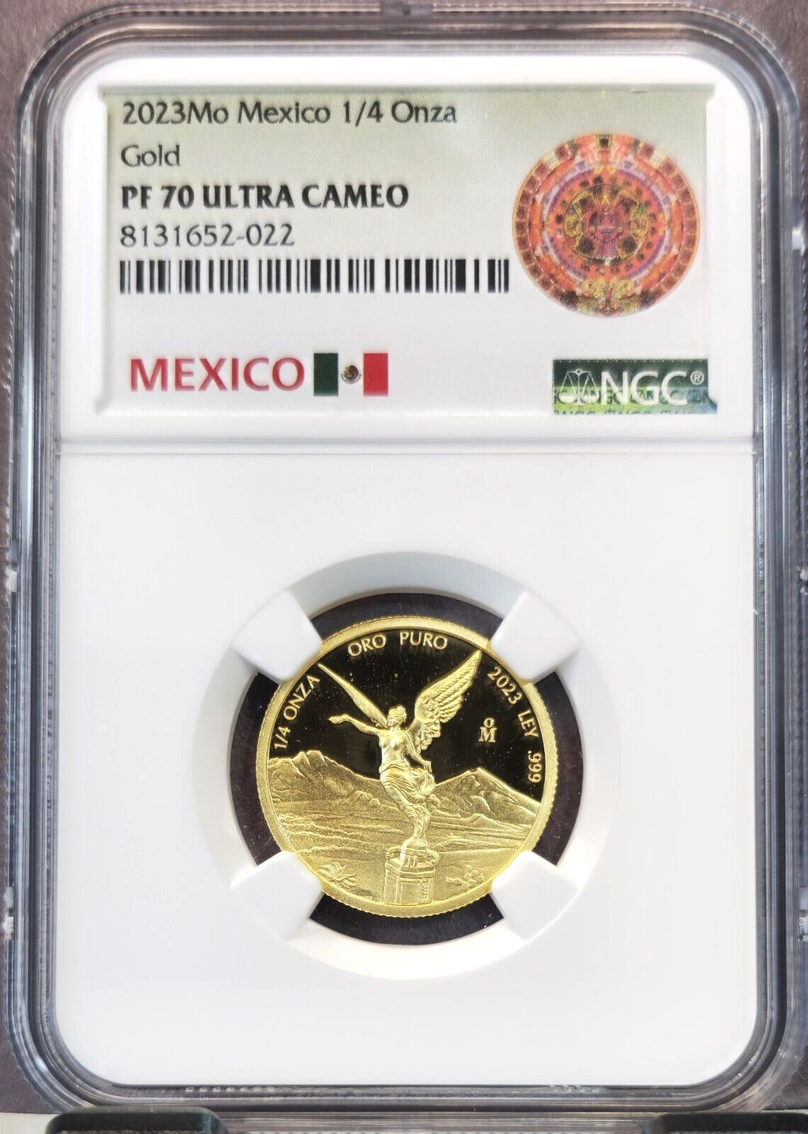 2025 MEXICO GOLD 1|4 ONZA LIBERTAD NGC PF 70 ULTRA CAMEO SCARCE GEM PERFECTION