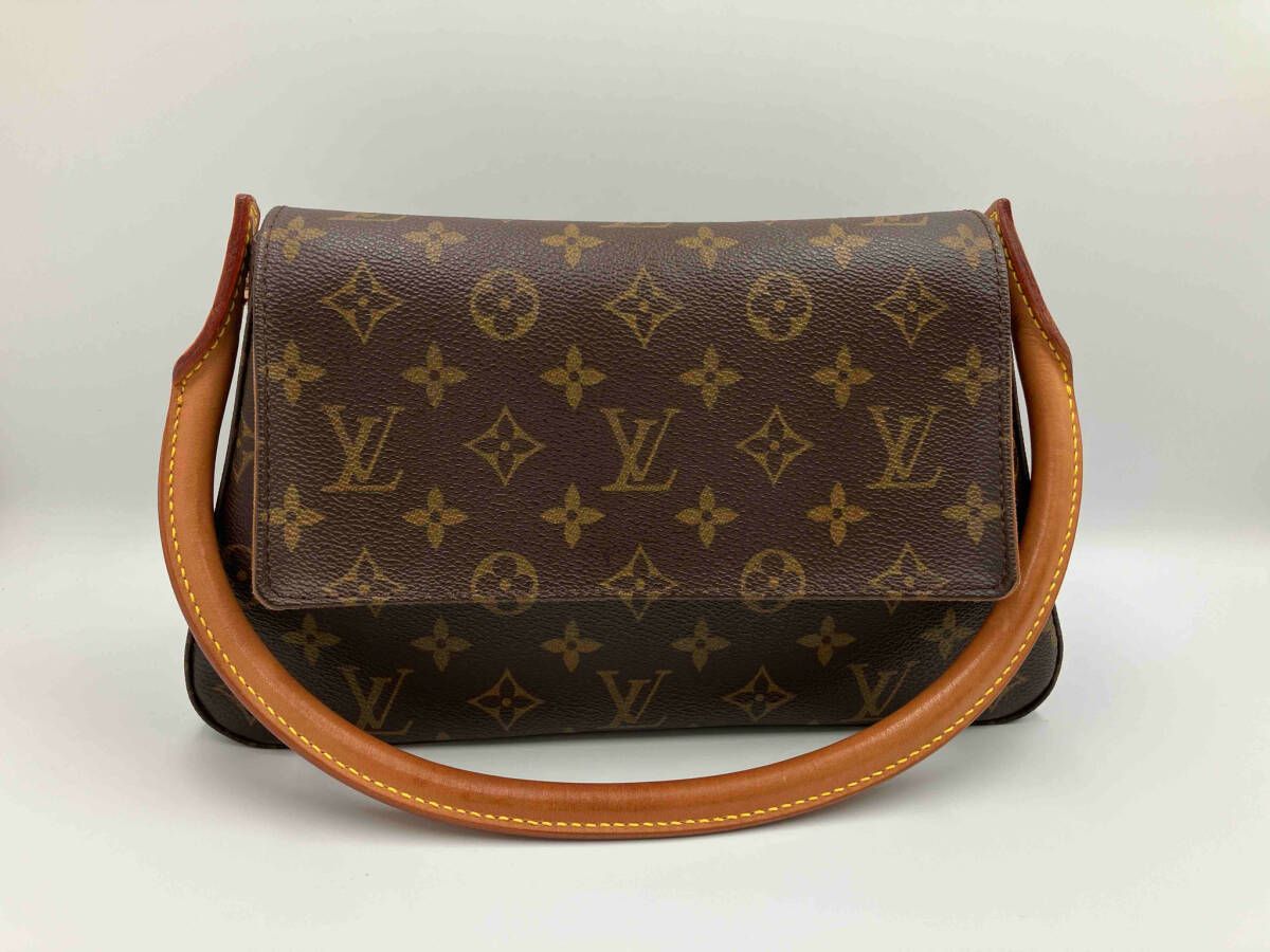 LOUIS VUITTON ルイヴィトン モノグラム M51147 ミニルーピング ワンショルダー ハンドバッグ