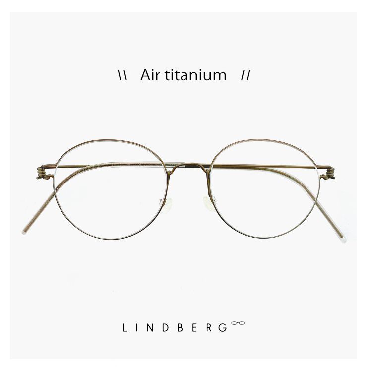 LINDBERG 眼鏡 フレーム PANTO AIR TITANIUM RIM