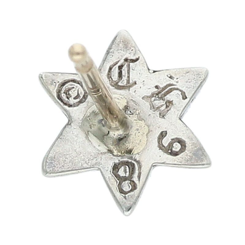 CHROME HEARTS CO STAR スタースタッド シルバーピアス クロムハーツ CO STAR/スタースタッド シルバーピアス メンズ 【5/1～5