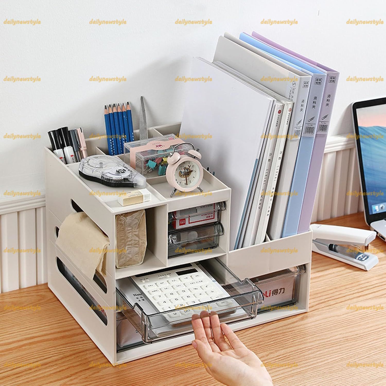 デスクトップの本棚 デスクトップオーガナイザー多目的本棚カウンター