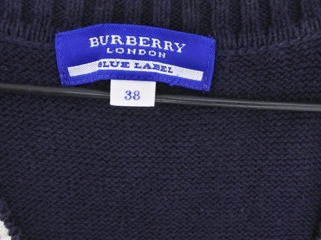 BURBERRY バーバリー BLUE LABEL ブルーレーベル Vネック ニット