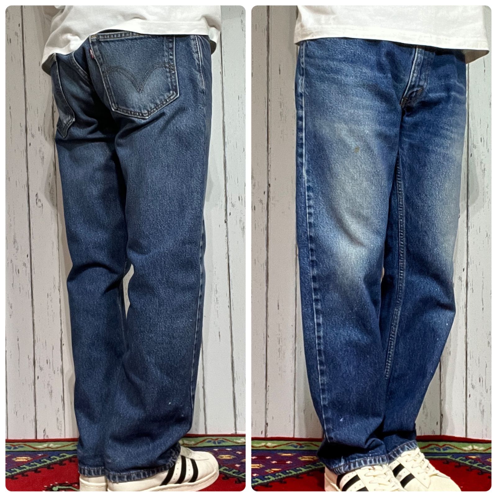 リーバイス Levi's 505 W34L30 デニムパンツ 鬼ヒゲ 良サイズ