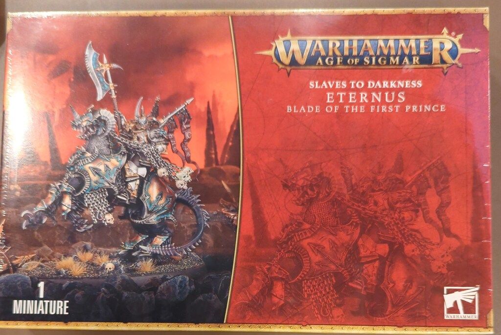 GAMES WORKSHOP WARRHAMMER AGE OF SIGMAR SLAVES TO DARKNESS Eternus Blade of the First Prince 第一君主の懐刀 エターナス