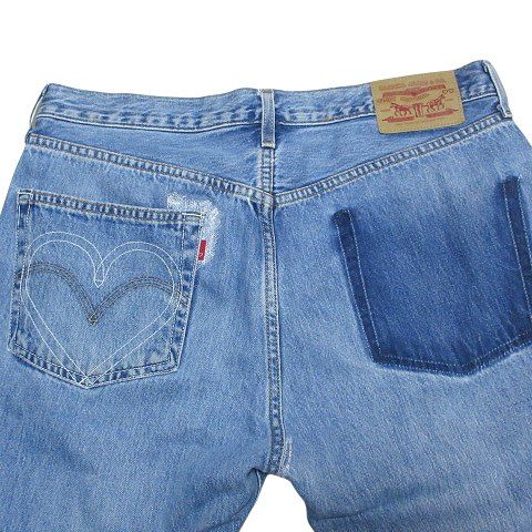 BASICKS ベイシックス TROUSERS デニムパンツ ダメージデニム S BASICKS ベイシックス TROUSERS デニムパンツ ダメージデニム S