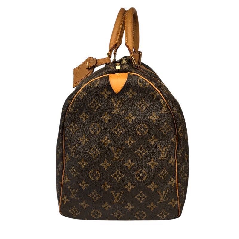 ルイ ヴィトン LOUIS VUITTON ｷｰﾎﾟﾙ50 M41426 ブラウン ゴールド金具 PVCコーティングキャンバス モノグラムキャンパス ユニセックス ボストンバッグ DECORATOM_COM_BR