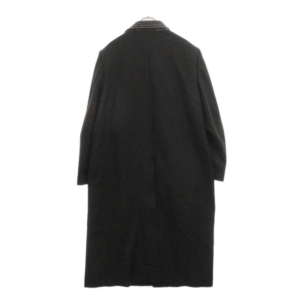 DIESEL (ディーゼル) 23AW J-SACHS 襟デニム切替コート ブラック