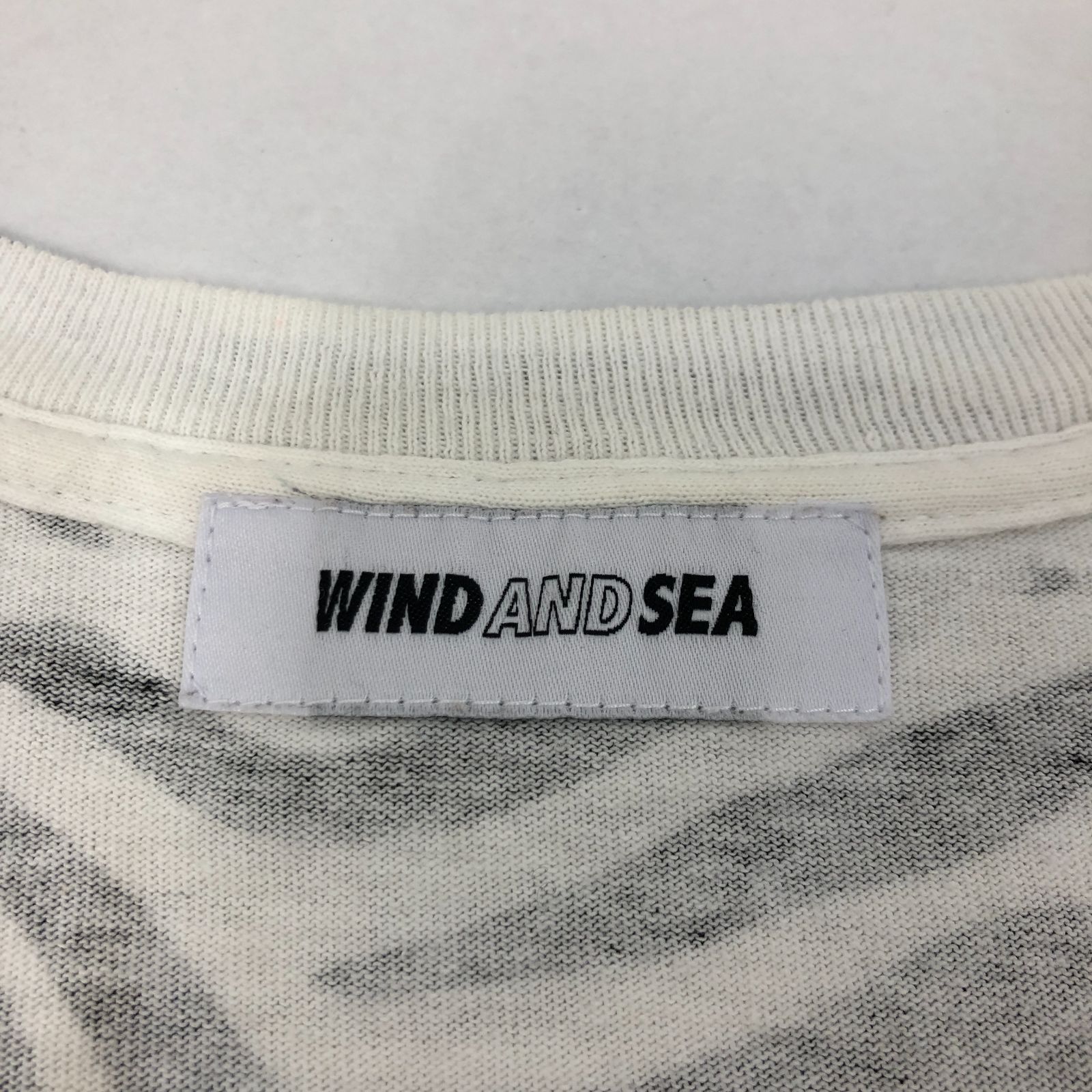 ウィンダンシー　ゼブラ柄Tシャツ美品 WIND AND SEA × BIOTOP ウィンダンシー ZEBRA T ゼブラ柄半袖T