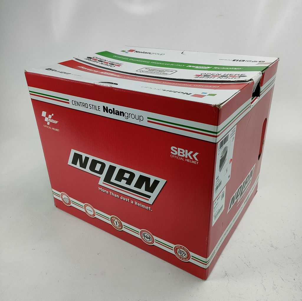 NOLAN フルフェイスヘルメット N60-6 ソリッド メタルホワイト Mサイズ 30651 デイトナ 訳アリ FFCRYSTALESIA_COM