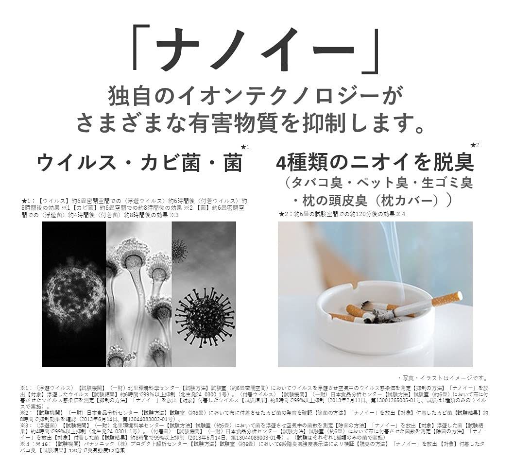 ナノイー エコナビ搭載