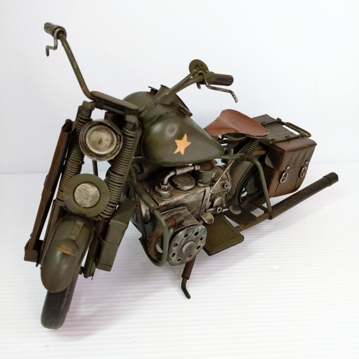 品 アメリカンバイク ブリキ インテリア 置物 〇YR-54077〇