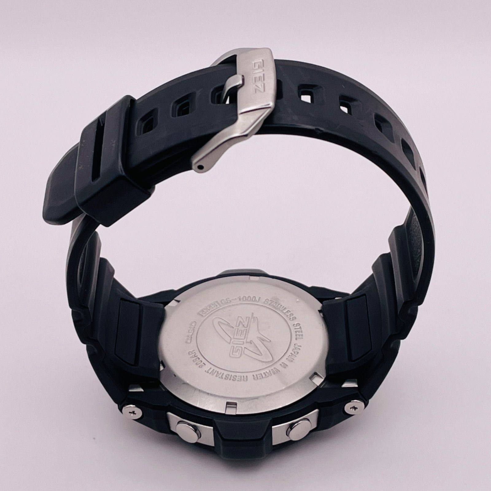 美品 カシオ G-SHOCK GIEZ ソーラー クロノグラフ GS-1000J カシオ G-SHOCK The G GIEZ クロノグラフ GS-1000D-1AJF投稿画像