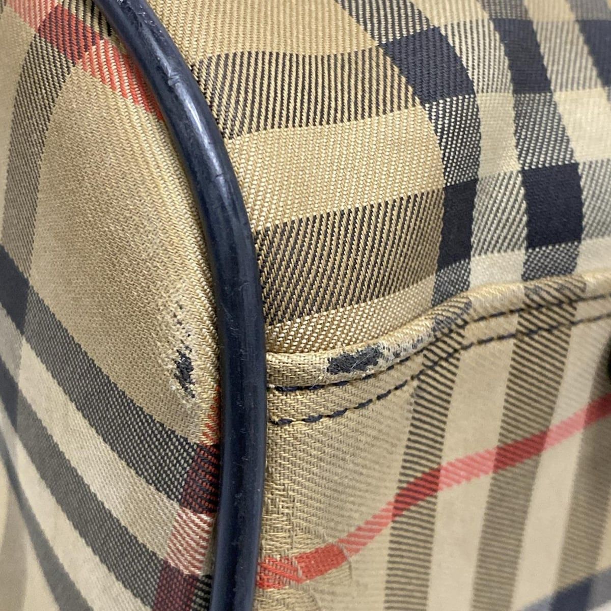 Burberry チェック柄 ボストンバッグ Burberry's(バーバリーズ) ボストンバッグ - ベージュ×黒×マルチ