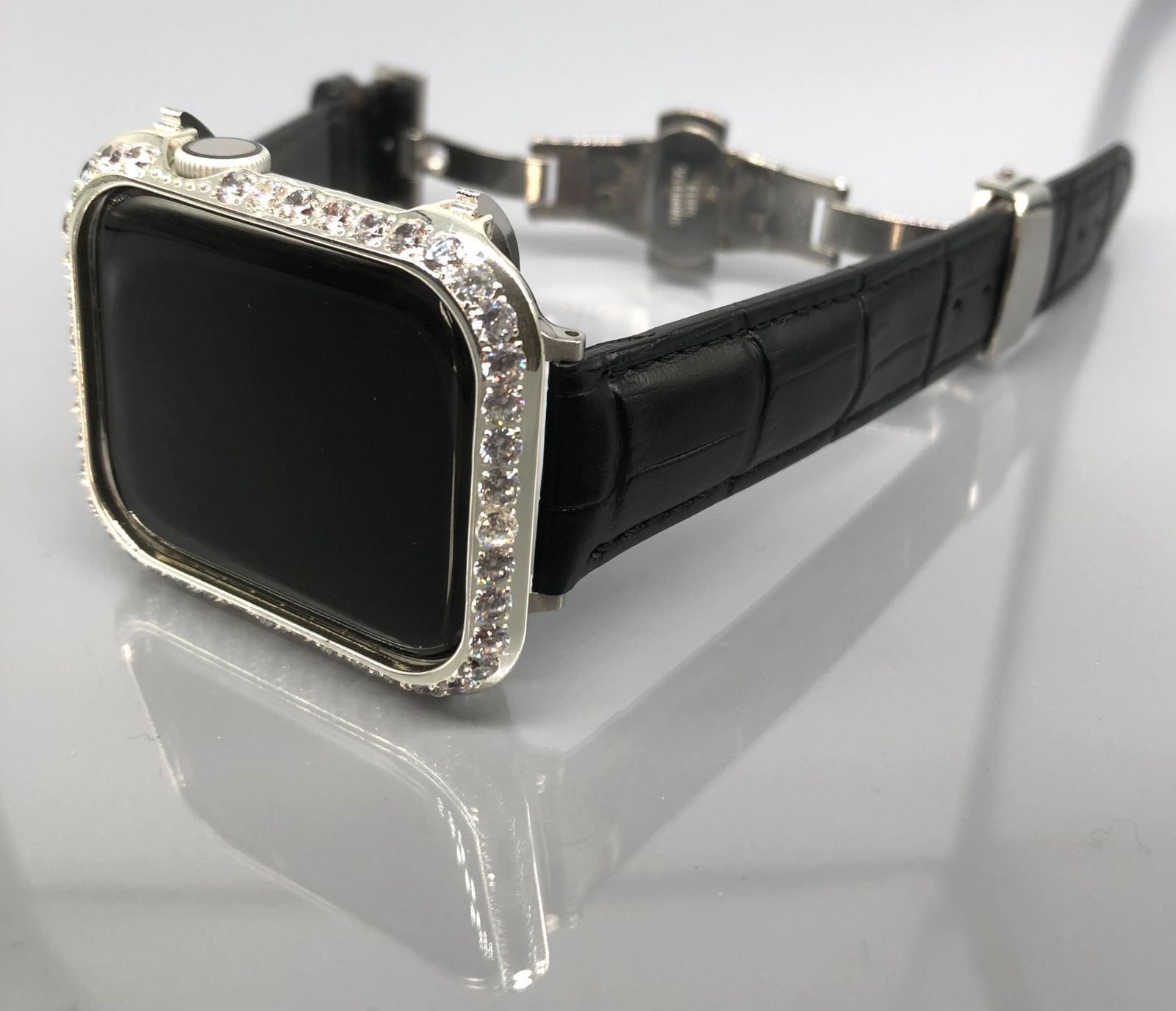 ゴールデンパール 白蝶真珠 9.6mm ダイヤ 0.11ct/0.11ct イヤリング  