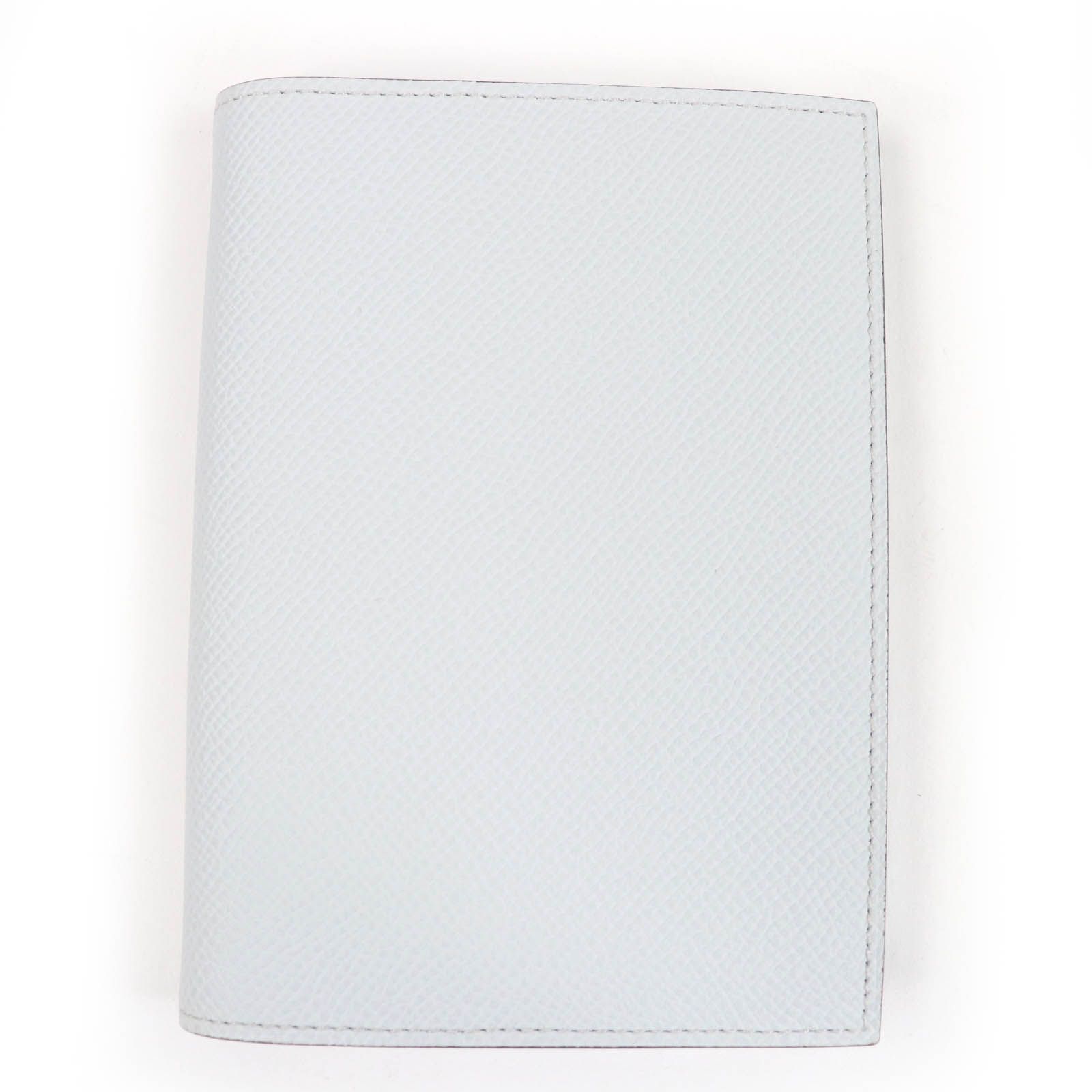 HERMES エルメス アジェンダPM ヴォーエプソン ブルーブリュム シルバー金具 カレンダーレフィル PM 1年表示 2025 手帳カバー W刻印 フランス製 レディース