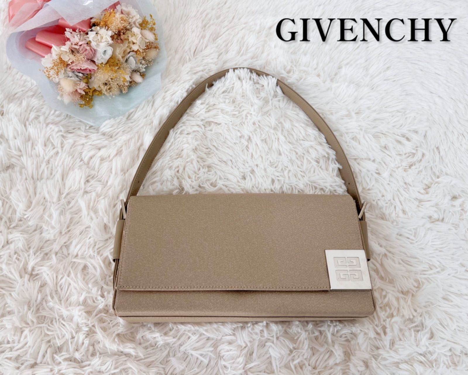 極美品✨】ジバンシィ 4Gロゴ ハンドバッグ ロゴ総柄 キャンバス 黒 極