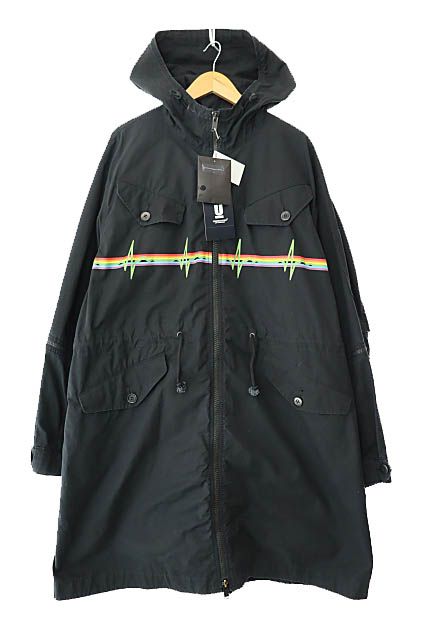 ARMY TWILL × CLUB 2nd ブラックモールスキン モッズコート