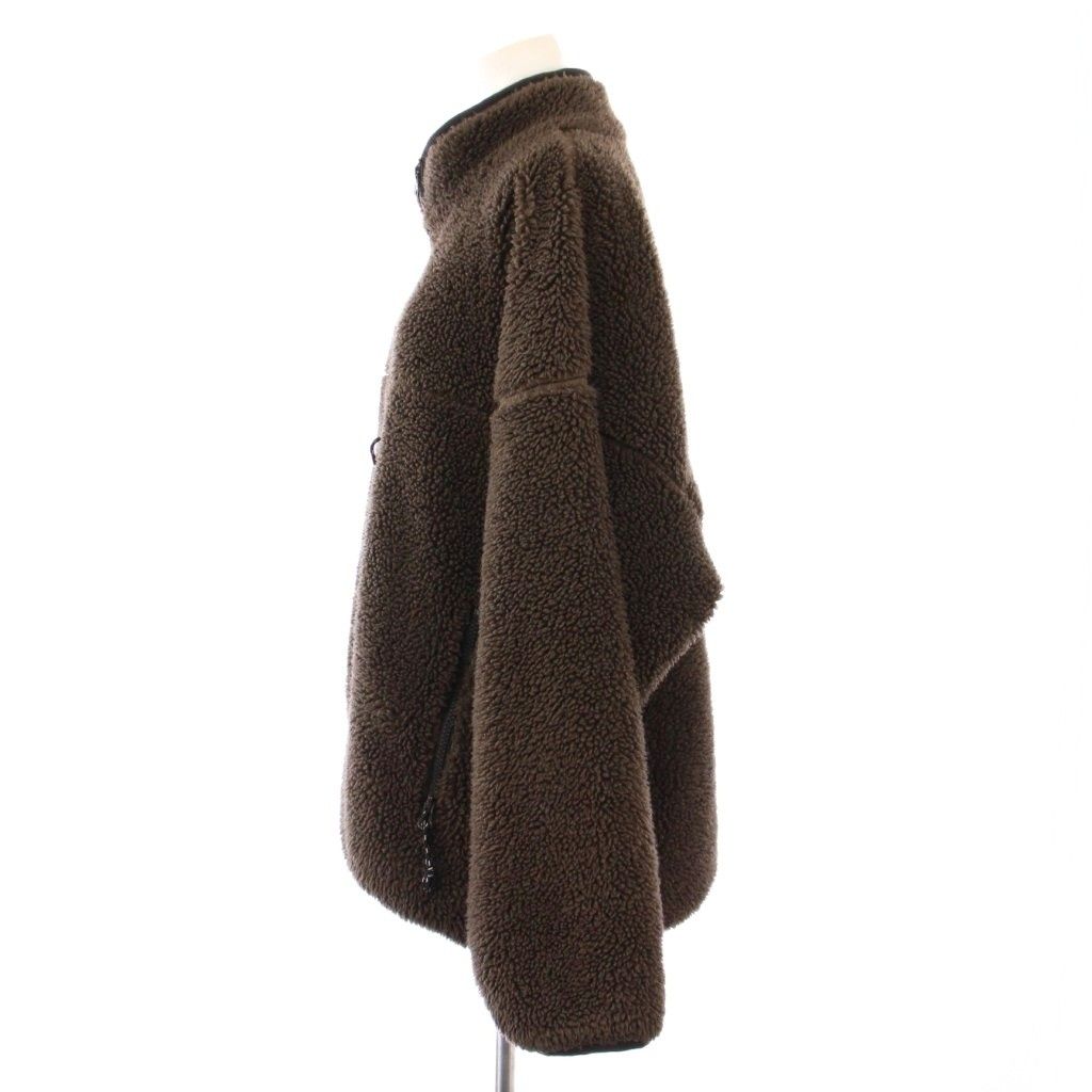 ドゥーズィエムクラス DEUXIEME CLASSE ボアブルゾン スタンドカラージャケット アウター ショート丈 ジップアップ F 茶 ブラウン 19010500703010 |BB