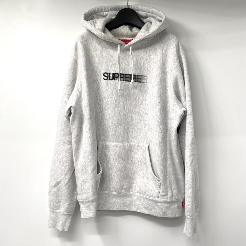 【】Supreme 20SS Motion Logo Hooded Sweatshirt サイズS グレー パーカー シュプリーム[17]