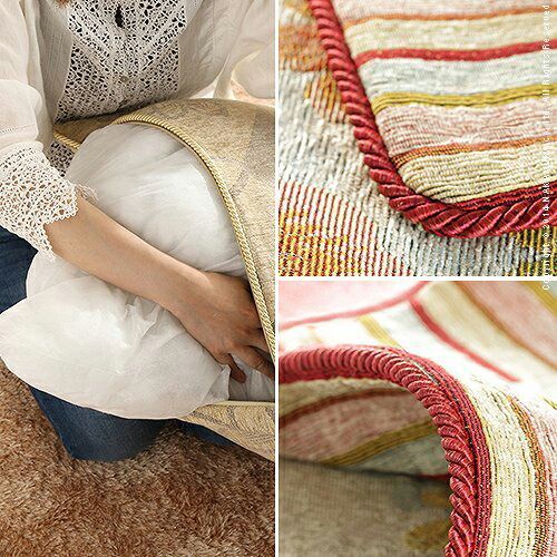 イタリア製 クッションカバー フィオーレ 大判中身付き クッション 座布団 中身 NEXPOTALLINN_EU