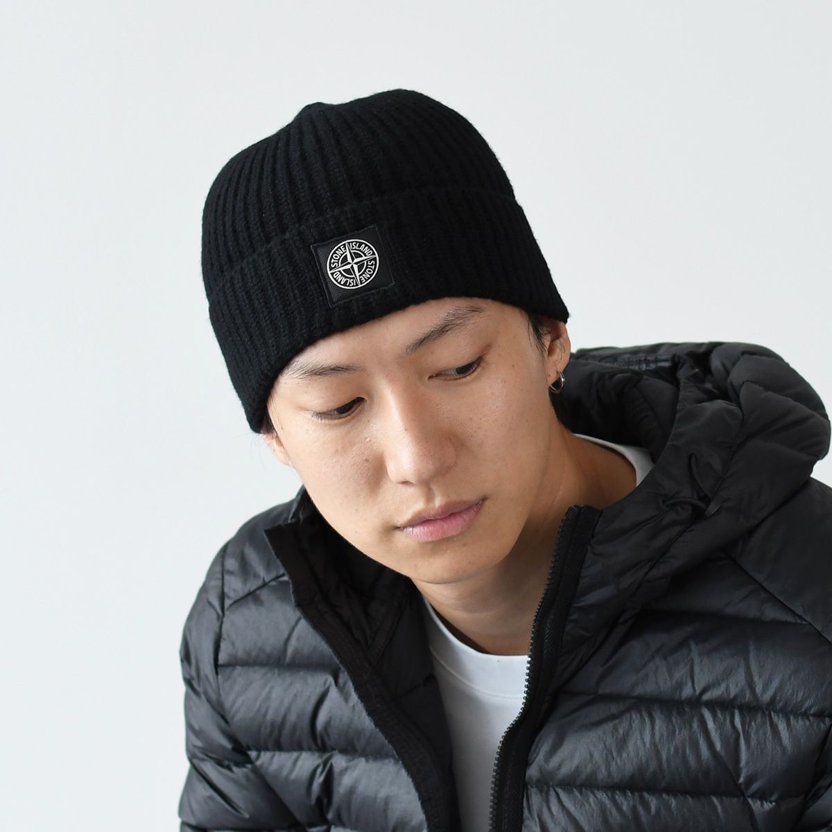 STONE ISLAND ビーニー RWS GEELONG WOOL