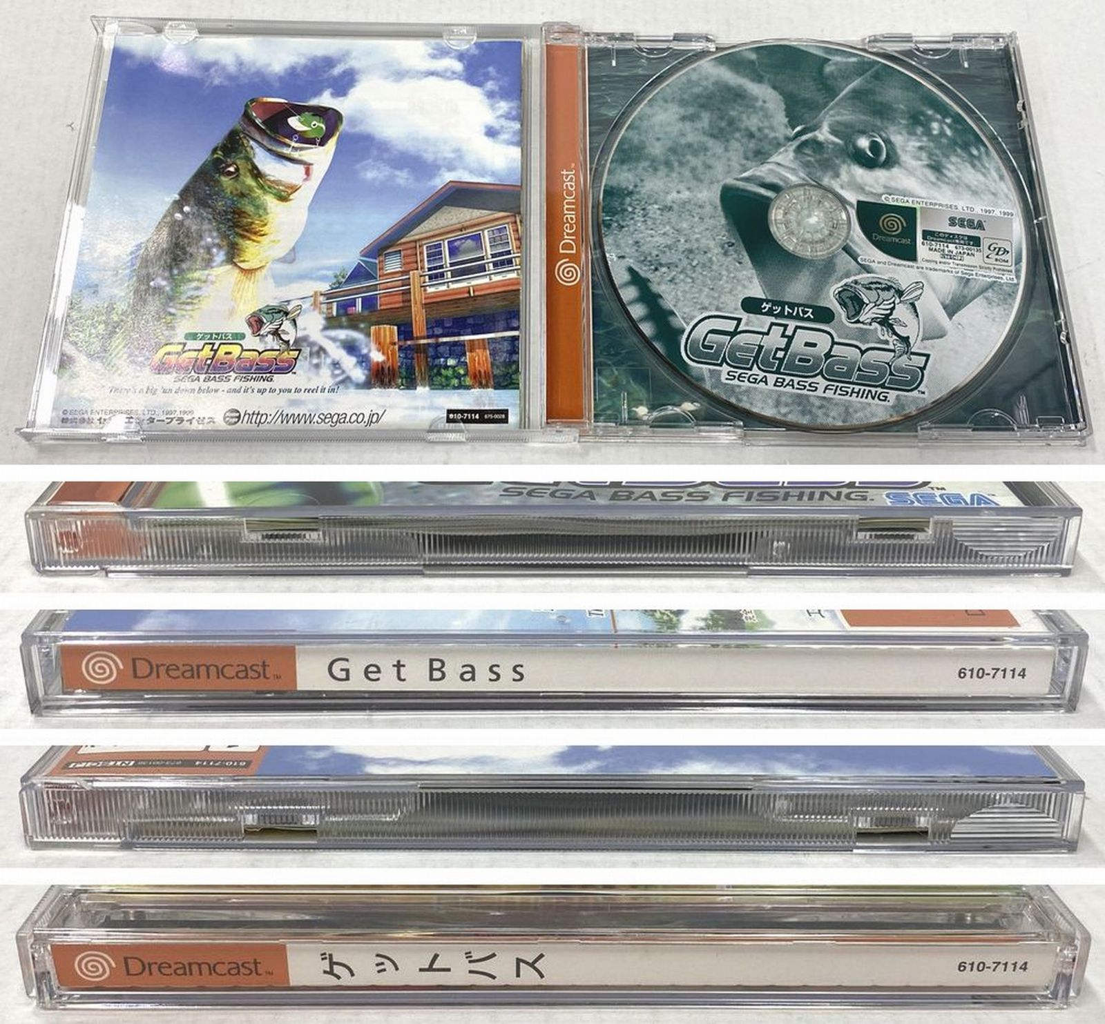 ドリームキャスト ソフト Get Bass 釣りコントローラーセット ドリームキャスト ソフト Get Bass 釣りコントローラーセット