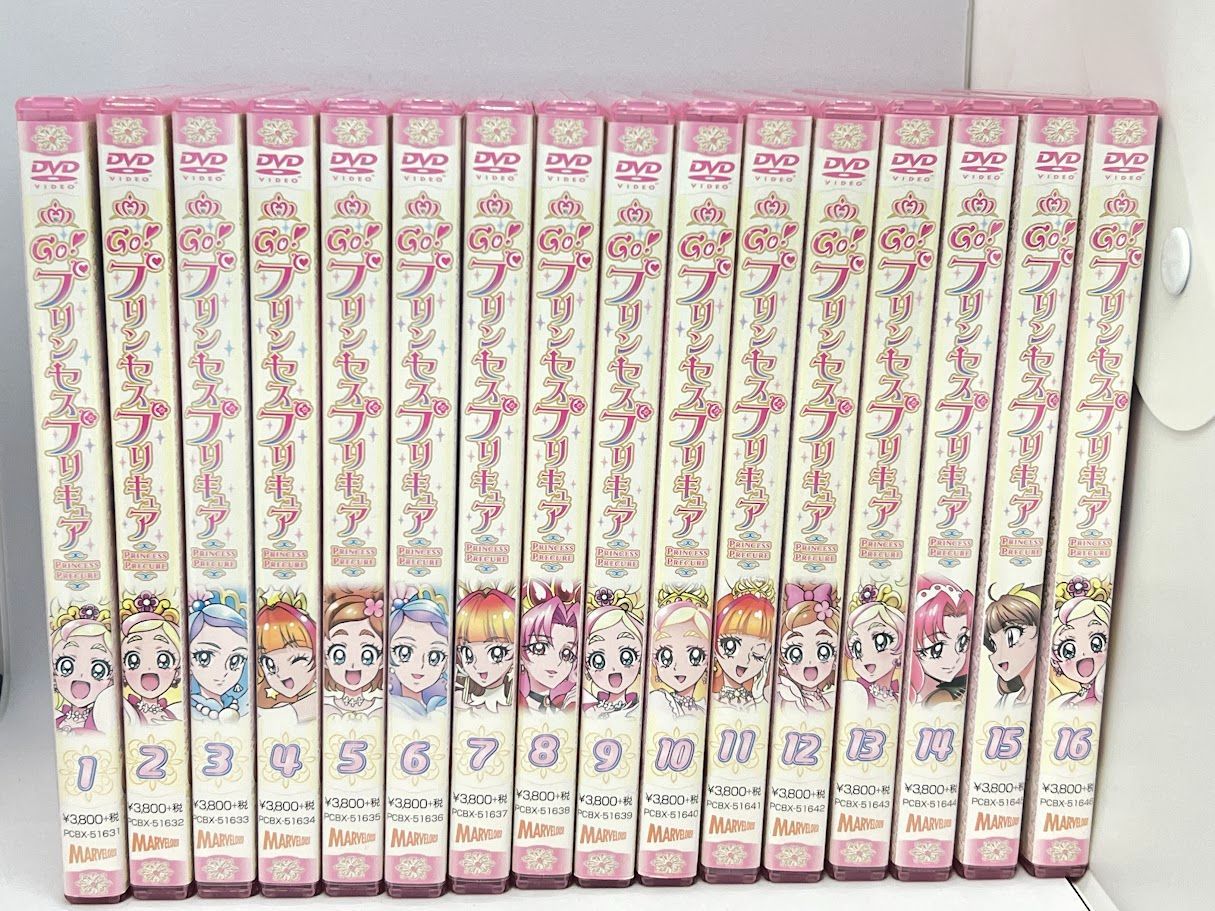 全巻セット】DVD Go!プリンセスプリキュア 全16巻セット - メルカリ