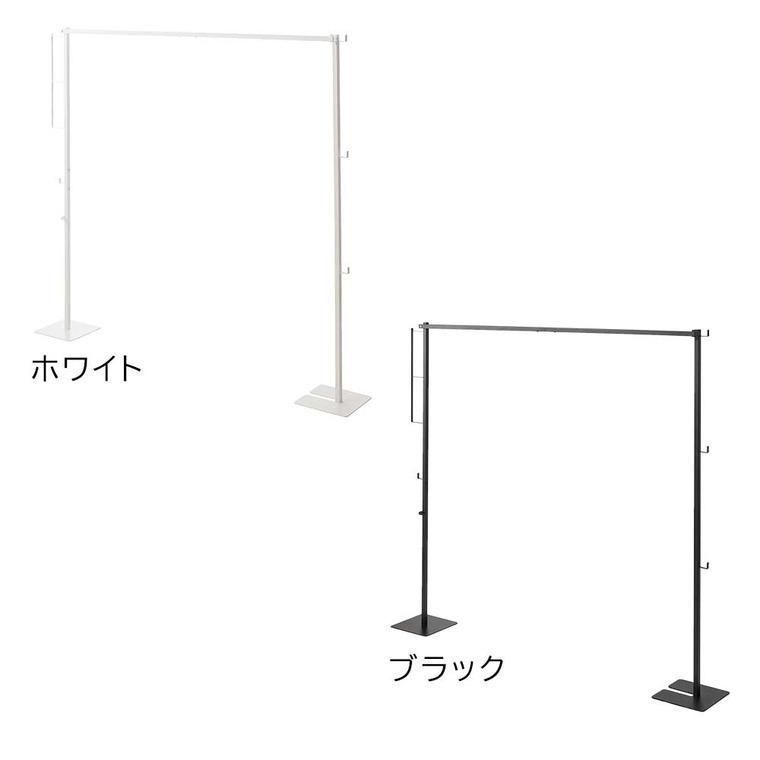 取付無料！ポルトローナフラウ トリ ハンガーラック 本革ホワイト6着