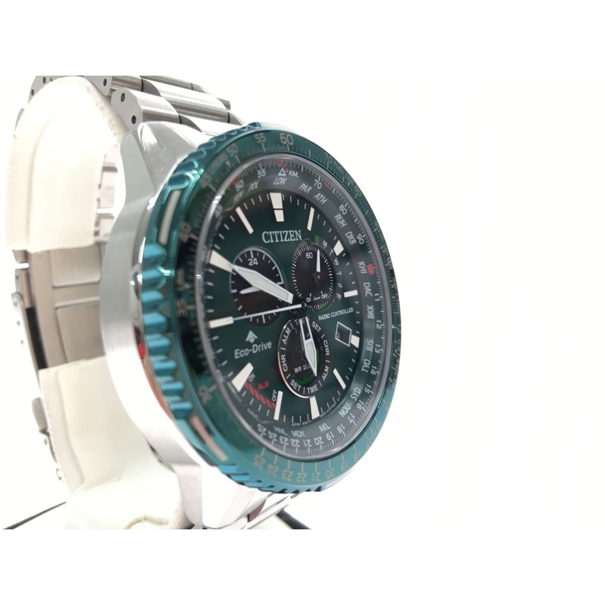 ▽▽CITIZEN シチズン メンズ腕時計 プロマスター スカイ エコドライブ電波時計 ダイレクトフライト CB5004-59W - メルカリ