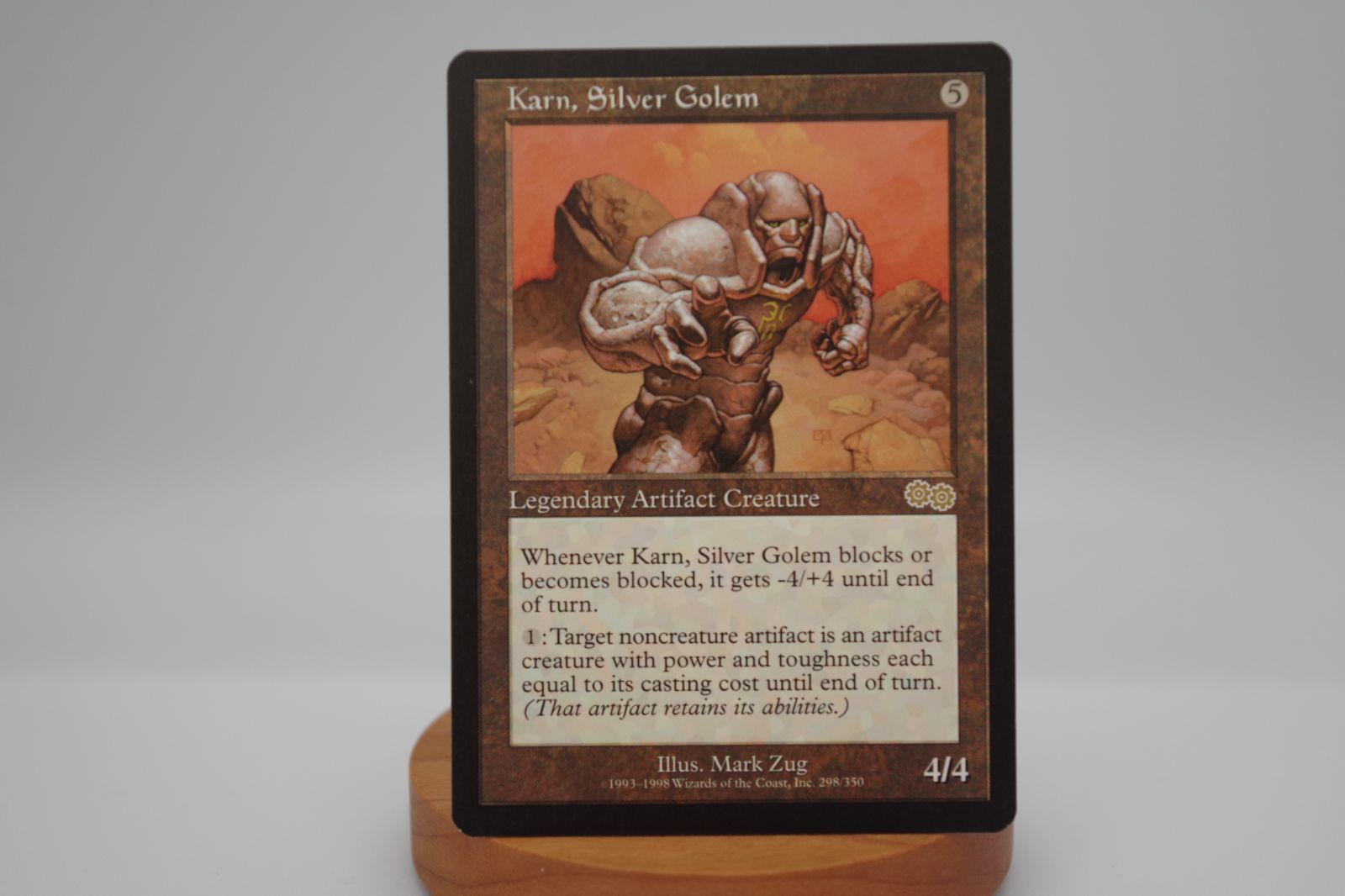 MTG 銀のゴーレム、カーン　英語版　2枚セット MTG USG Karn, Silver Golem 銀のゴーレム、カーン 英語版