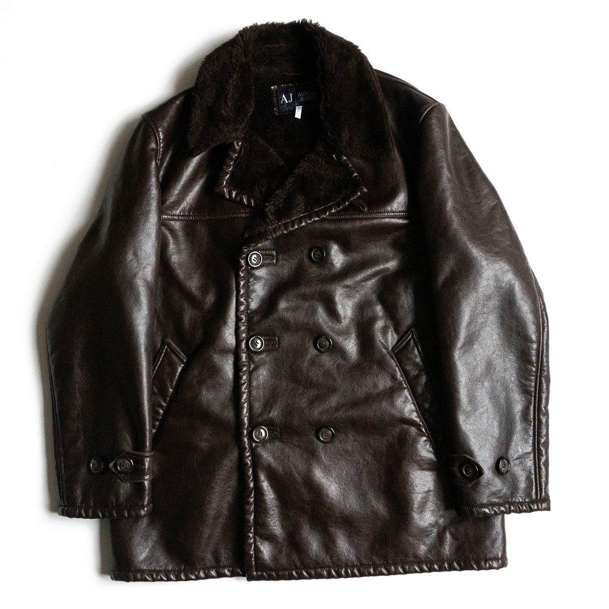 A|J ARMANI JEANS アルマーニ ジーンズ Pコート ピーコート アルマーニジーンズ ARMANI JEANS ピーコート - メルカリ