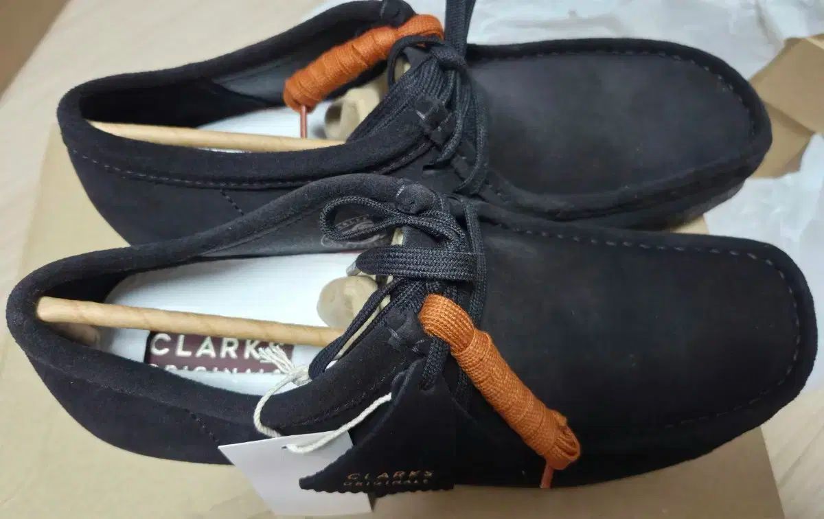 Clarks Wallabee ワラビー ブラック uk 7 255 サイズ