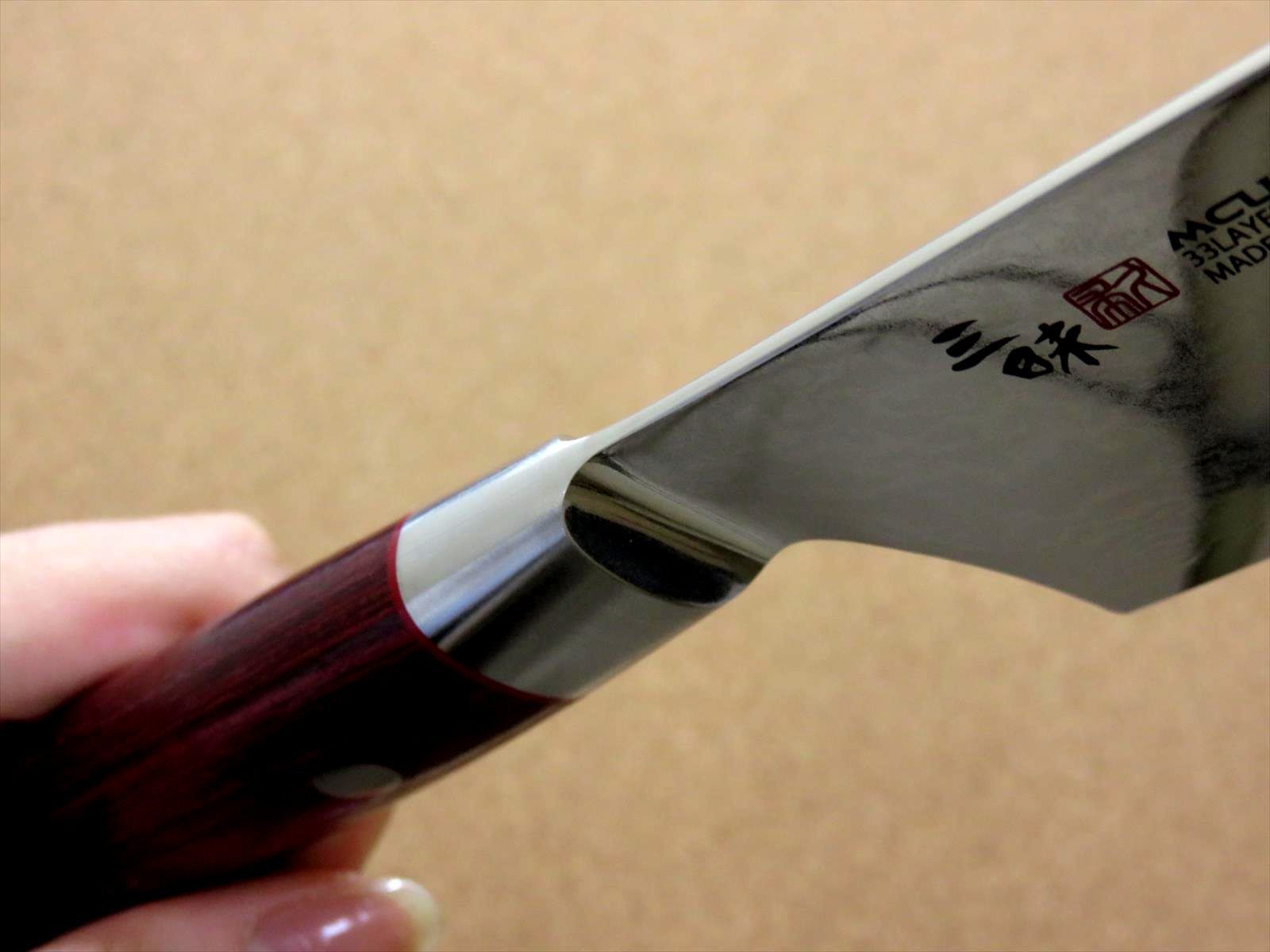 関の刃物 菜切り包丁 165mm 三昧 クラシック プロ ダマスカス 紅蓮 両刃