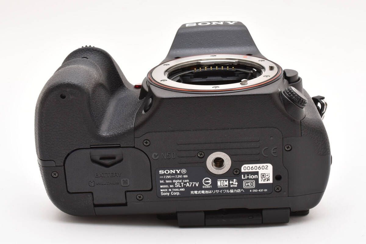 ■ 美品 ■ ソニー SONY α77 SLT-A77V ボディ Amazon | SONY ミラーレス一眼 α77 ボディ SLT-A77V | デジタル