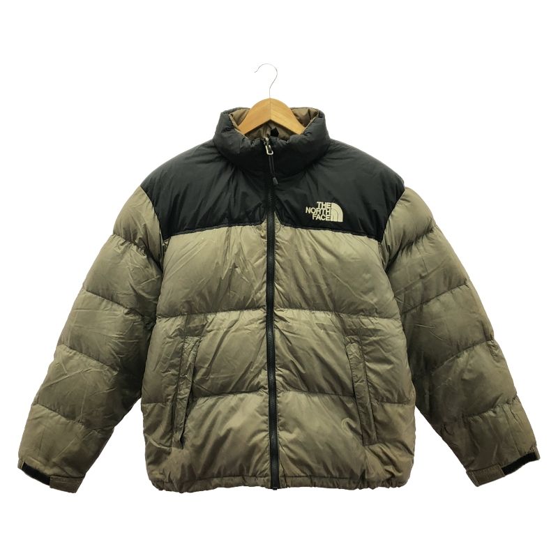 【中古】THE NORTH FACE ヌプシジャケット L カーキ ザ ノースフェイス[10]