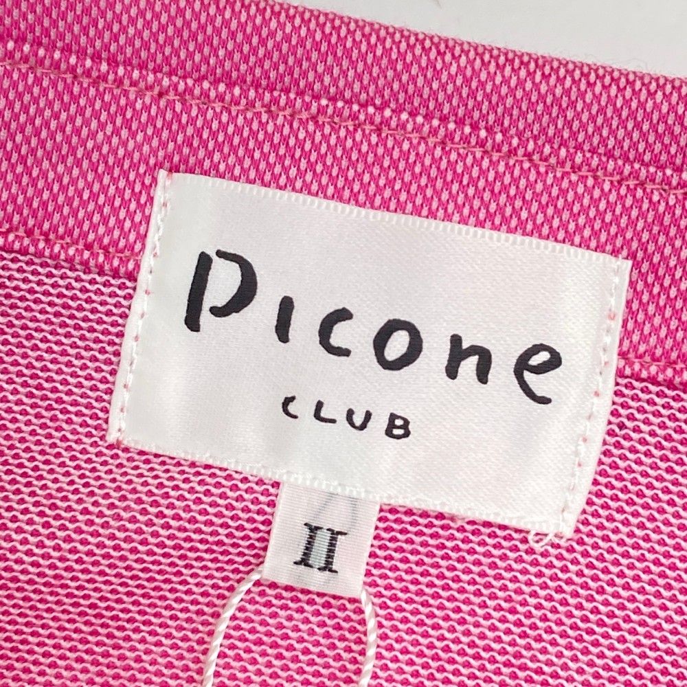 サイズ：2 PICONE CLUB ピッコーネクラブ 半袖ポロシャツ ピンク