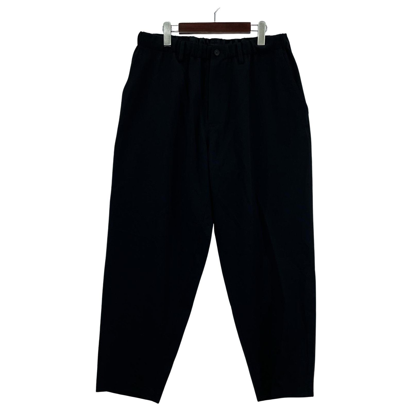Yohji Yamamoto POUR HOMME ダブルステッチゴムP シワギャバ Yohji Yamamoto POUR HOMME ダブルステッチゴムP シワギャバ