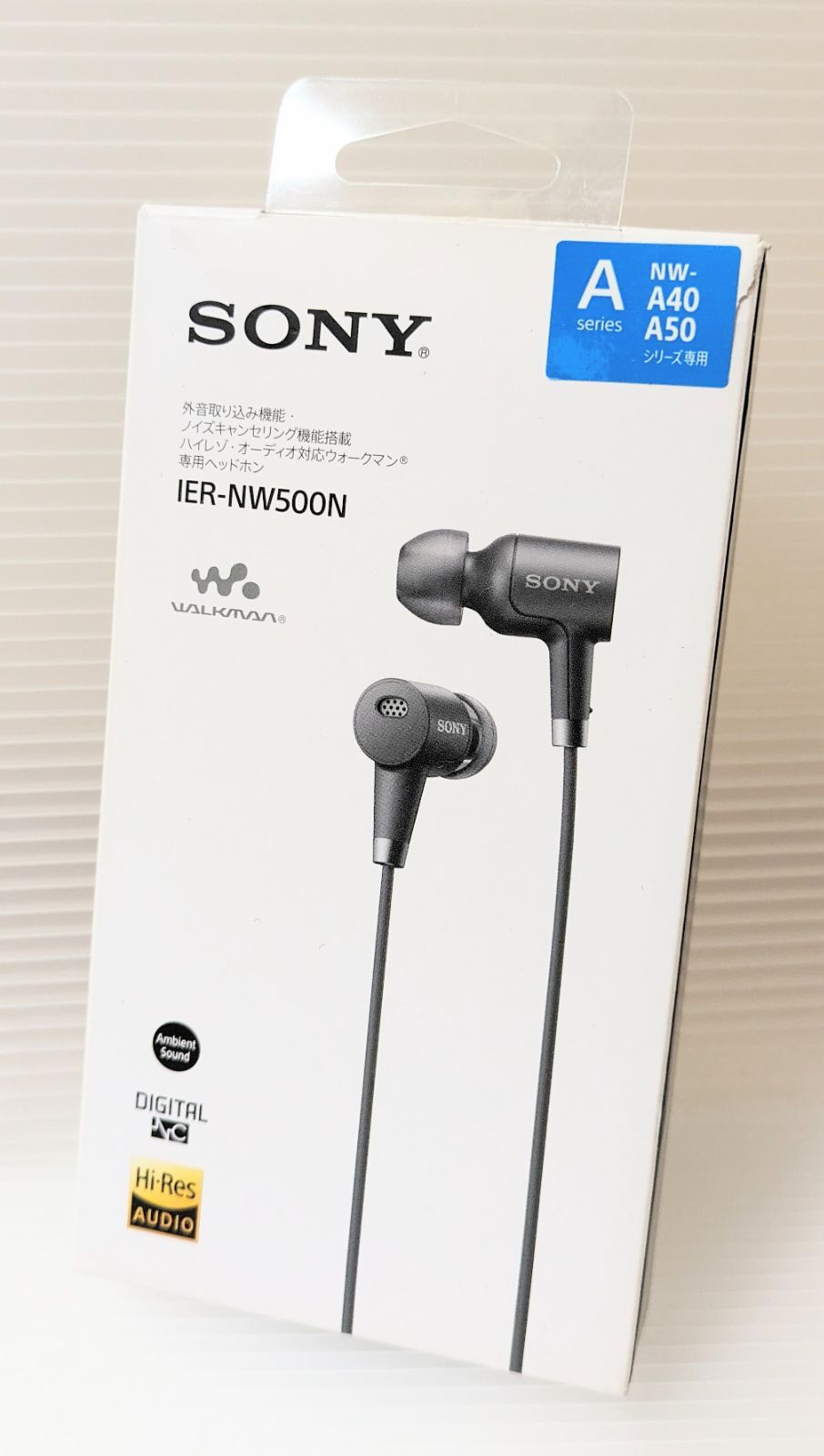 送料無料】SONY IER-NW500N ブラック - kina ショップ - メルカリ