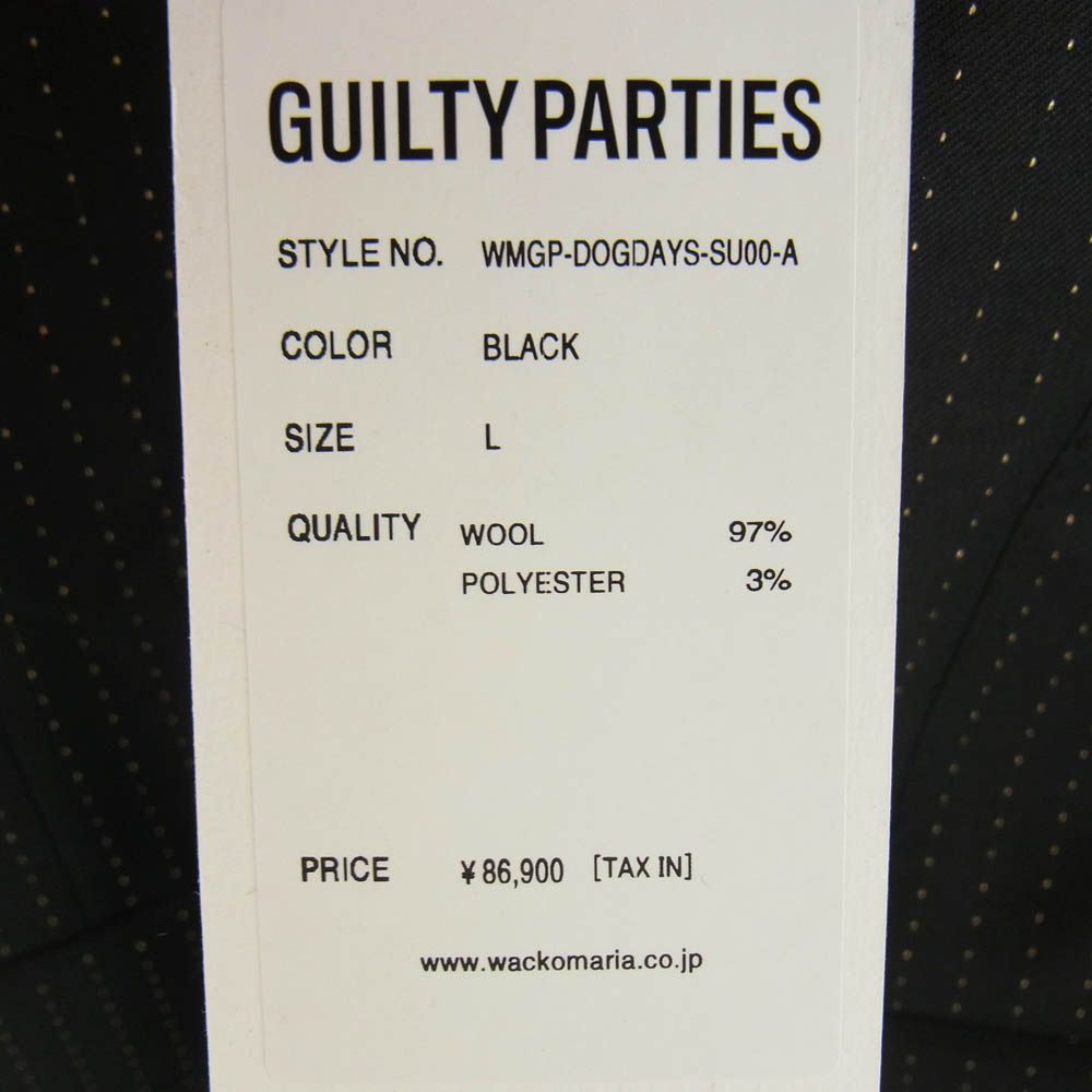 ジャケット・アウター GUILTYPARTIES WACKO MARIA 23AW WMGP-DOGDAYS-SU00-A 店舗限定 GLITTER STITCH