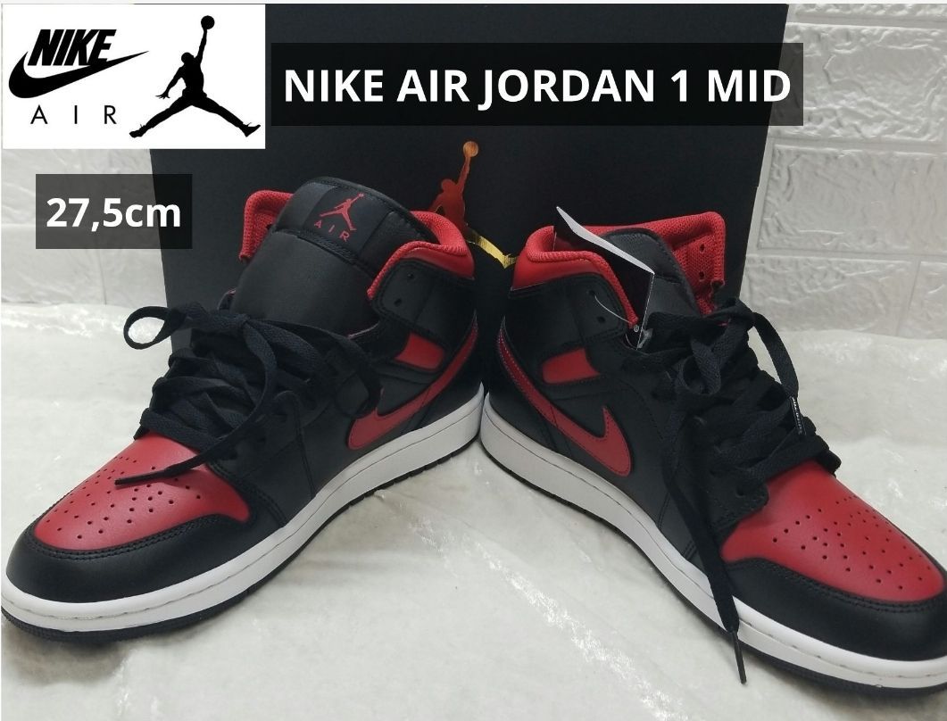 新品】タグ付きNIKE ナイキ AIR JORDAN 1 MID エア ジョーダン